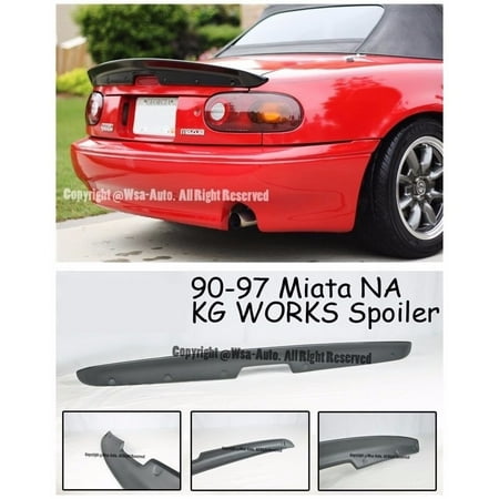 EOS Body Kit Rear Wing Spoiler - For Mazda Miata MX5 MK1 90-97 1990 1991 1992 1993 1994 1995 1996 (Best Mazda Miata Mods)