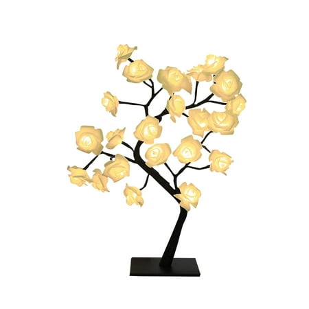 

Night Lights Decorative Halloween Bright Mini Light For Adults Kids Room Bedroom Bathroom Hallway Valentine s Day Gift: Illuminate Love With The Enchanting Rose Tree Lamp
