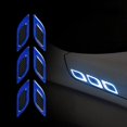 thumbnail image 2 of Pegatinas decorativas para coche BRILLAR Advertencia de seguridad reflectante azul 1 unidad, 2 of 5