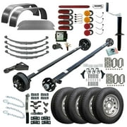 The Trailer Parts Outlet - 12CC - 12'x6' Covered Cargo Trailer DIY Master Plan Trailer Kit