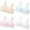 Multicolor, variant on Pack of 4 Training Bras for Girls Seamless Cami Sports Vest(Multicolor S)