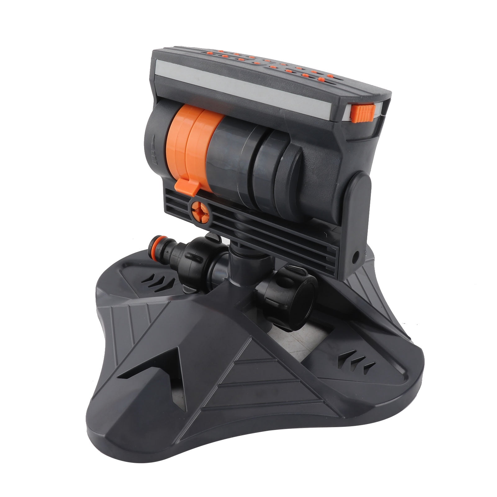 Nieyigj 16-Hole Oscillating Lawn Sprinkler Automatic Swing Garden Water Sprinkler with 4 Spray Modes 9.8x8.3x7.1 inches / 25x21x18 cm