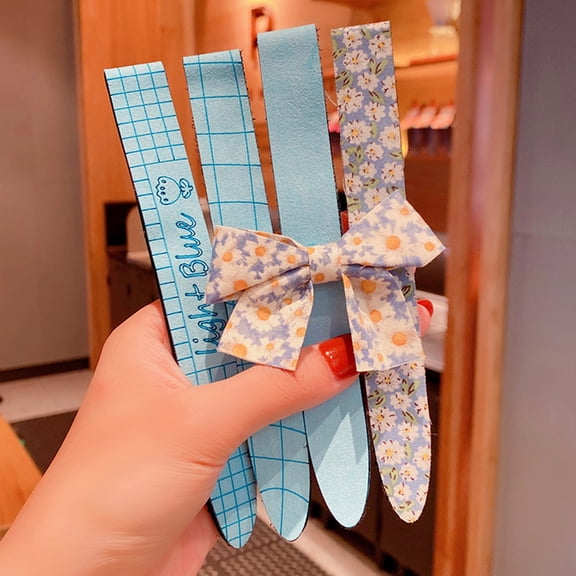 Herrnalise Toddler Girls Multiple Colors Bow Velcro-Hair Band Children Hair Accessories