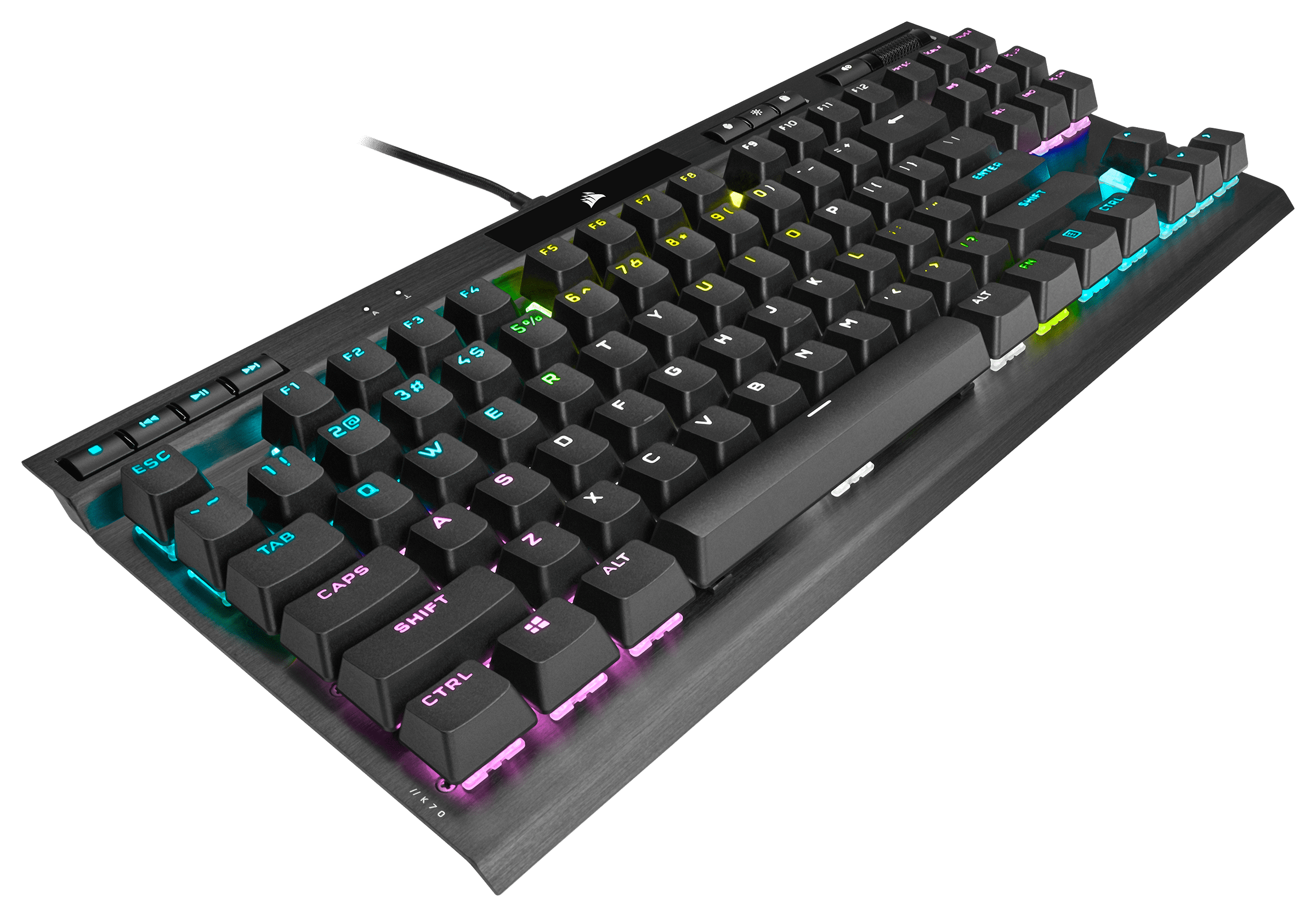 Corsair Teclado mecânico para jogos K70 RGB TKL CHAMPION SERIES