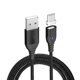 thumbnail image 1 of Línea de cable de carga magnética Micro USB Tipo C Reemplazo del adaptador de cargador rápido con imán de 8 pines para iPhone / iPad / Xiaomi / Huawei / Samsung kenally DZ5596-09B, 1 of 2