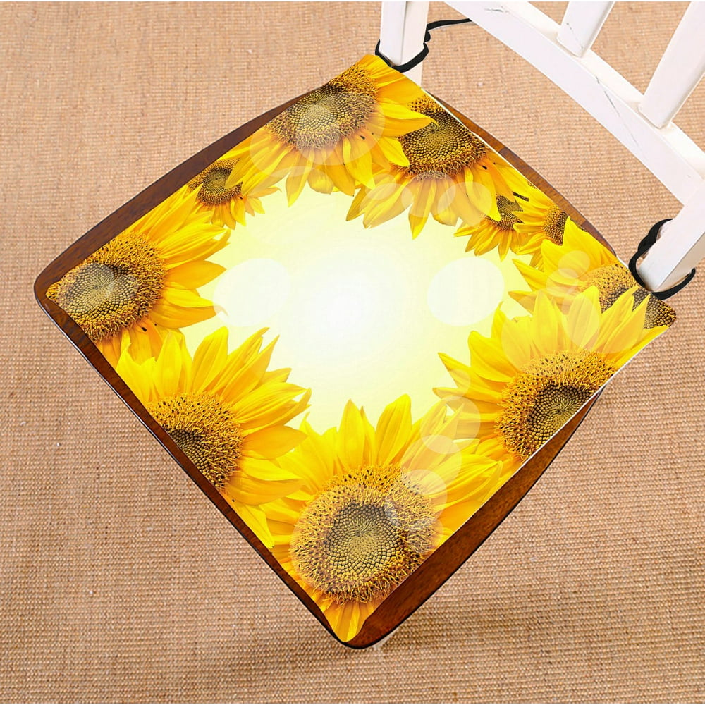 ABPHQTO Sunflower Nature Summer Chair Pad Seat Cushion Chair Cushion