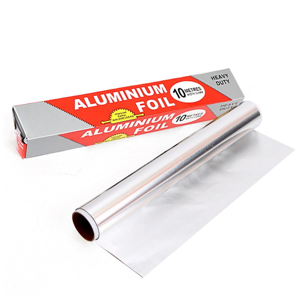 KRIEITIV Aluminum Foil 1.47 feet Width 164 feet Length (241 Square Feet)  Pure Aluminum Tin Foil Roll for Cooking,Baking and BBQ : : Kitchen