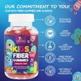 thumbnail image 5 of Fiber Gummies for Kids 4g, Safe Daily Fiber Gummy Supplement for Kids - Soluble Inulin Prebiotic Gummy for Digestive Health Support - Nature's Plant-Based Regularity & Digestion Support - 120 Gummies, 5 of 10