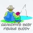 thumbnail image 2 of CafePress - Grandpa's Fishing Buddy Infant Bodysuit - Baby Light Bodysuit, Size Newborn - 24 Months, 2 of 4