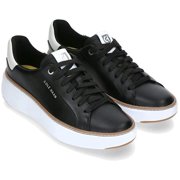 Cole Haan Women's Grandpro Topspin Sneaker, Black/Optc Wht/Yellow