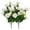 White, variant on 2PC Latex Flowers Bouquet - Realistic Gerbera Daisies for Wedding, Home & Garden Decor, Summer Floral Arrangements for Outdoor Hanging Planters & Table Centerpieces
