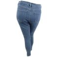 thumbnail image 2 of INC Women's Petite Embellished-Front Skinny Jeans (0P, Indigo), 2 of 3