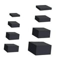 thumbnail image 3 of Caja de exhibición de cubo acrílico, elevador de comida para mesa de Buffet, soportes elevadores anidados para coleccionables, pasteles, figuras de Negro, 3 of 8