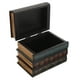 thumbnail image 4 of KAKOWELY Caja de almacenamiento de libros decorativa con forma de libro falso, estilo vintage, para el hogar y la oficina., 4 of 4
