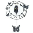 thumbnail image 6 of Miumaeov Iron Butterfly Wall Clock Silent Round Craft Home Decor 20", 6 of 11