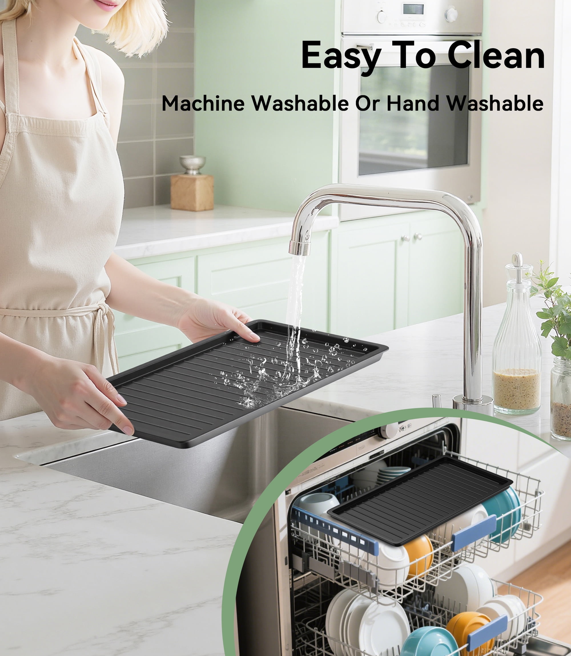 Casualife Electric Griddle, 2 in 1 Indoor Smokeless Grill with Removable Non Stick Plate, 1500W, 5 Temp Settings