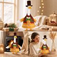 thumbnail image 5 of Christmas Porch Goose Outfit with Gingerbread Style Tunic Scarf Hat and Candy Cane Prop Cute Holiday Accessory for 23 Inch Front Porch Yard Decor, 5 of 6