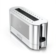 Russell Hobbs 2Slice Glass Accent Long Toaster, Silver, TRL9300GYR