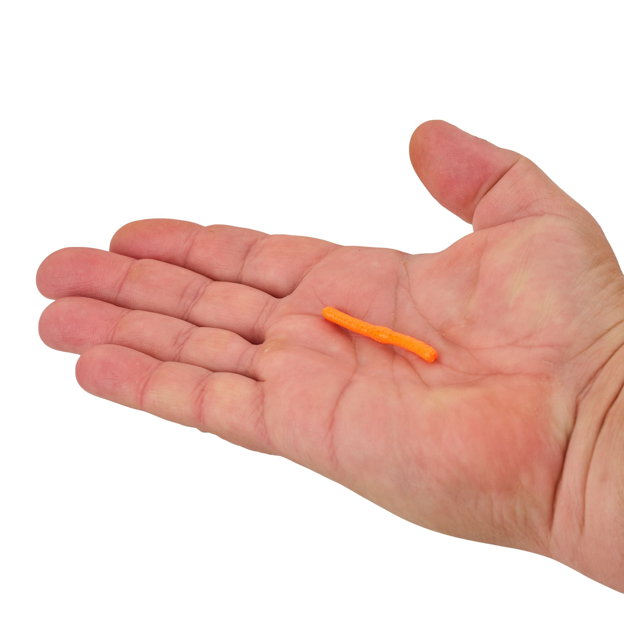 Berkley Gulp! Alive!® Fat Floating Trout Worm, 2 in, Worms, Fluorescent Orange (1 Count)