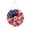 7, variant on 17.7 Inch Patriotic Independence Day Wreath Red White Blue Floral Front Door Hanging Outdoor