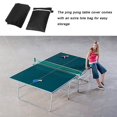 thumbnail image 4 of Housse de Table de Tennis de Table : Tissu Oxford Housse de Protection pour Table de Ping-Pong, Imperméable, Coupe-Vent et Résistante aux UV (185*70*165cm), 4 of 7