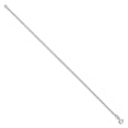 thumbnail image 2 of Sterling Silver Anklet 10 inch 1.5 mm Open Elongated Link Chain, 2 of 2