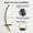 A, variant on Modern Black Curved LED Linear Wall Sconce, Dimmable Art Decor Lamp for Bedroom, Living Room, Hallway and Stairs, Minimalist Vanity Light for Indoor Home Wall Decoration