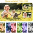 thumbnail image 4 of Camara Fotografica Digital para Niños FHD 1080P 50 con Tarjeta 64GB, 16X, Anti-She, Disparo Continuo – Camara Digital Digicam Regalo para Niños y Niñas (Plata), 4 of 5