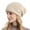 Beige, variant on Yigetop Winter Hats for Women Woolen Hat Women's Fashion Wrap Hat Warm Ear Protection Windproof Knit Hat Hairball Hat Beanie for Women Beige One Size
