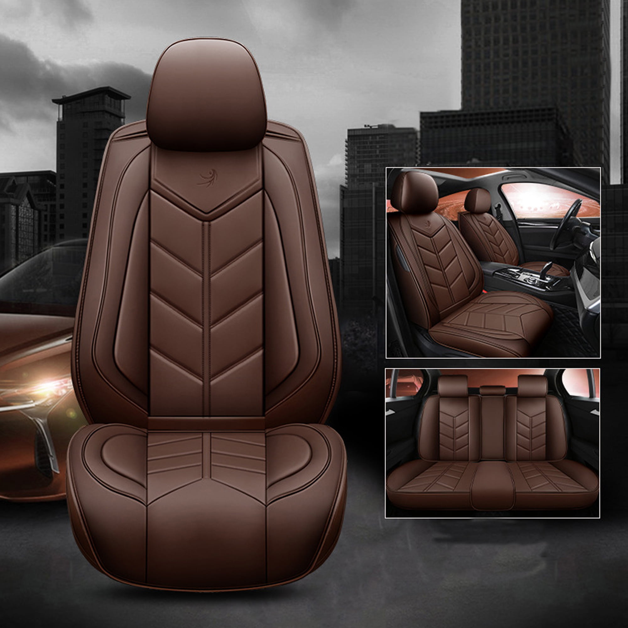 Car Seat Covers Durable Leather Universal Five Seats Set Cushion Mats For 5  Seat Seater Car Fashion 0382758 From Ai826, $171.86