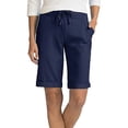thumbnail image 3 of Hanes Women's French Terry Bermuda Pocket Short - O4681, 3 of 3