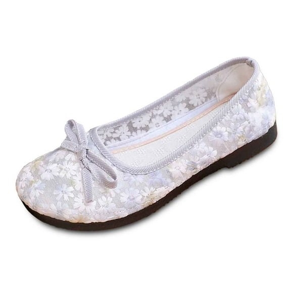 Xiaoxatg Women's Casual On Shoes Breathable Comfortable Flat Loafers for Daily Wear with Jeans Shorts and Pants in Spring Summer Fall 8.5 Blue