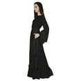 thumbnail image 3 of Bimba Traditional Muslim Abaya Dresses For Women Bell Sleeves Islamic Prayer Dress With Hijab, 3 of 7