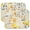 Cute Fl, variant on 2 Pack Floral Boho Drying Mats - Reusable Washable Kitchen Mat with Sunflower Aesthetic