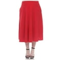 thumbnail image 1 of White Mark Jupe Midi Évasée Tasmin pour Femmes, 1 of 6