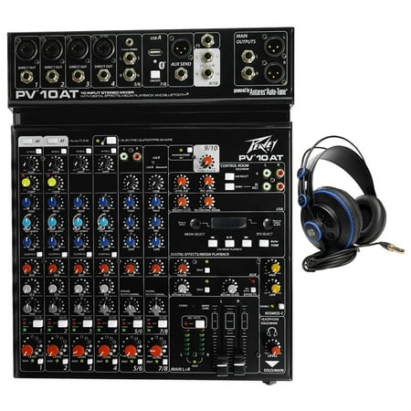 UPC 613816027064 product image for Peavey PV 10AT PV10AT Mixer,4 mic in,Bluetooth/USB/Effects+AutoTune+Headphones | upcitemdb.com