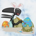 thumbnail image 3 of Men's Aliens Painting Eggs  Graphic T-Shirt, 3 of 5