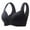 Black, variant on hoksml Plus Size Front Closure Bra, Wirefreee Extra-Elastic Bra, Sports Bras, Women's Comfortableable Adjustable Gathering Breathable Bra Underwear Daily Bra 2025 on Clearance