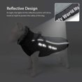 thumbnail image 3 of Chaquetas impermeables de invierno para perros, abrigos para perros para clima frío con arnés y cuello peludo, fácil de caminar, suave y cálido, gris, cofre: 27.5 quot; Longitud de la espalda: 22.5quo Feliz Sencillez, 3 of 5