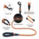 thumbnail image 3 of Wolfi Set De 2 Correas Para Perro De 1.5 M Con Plato Plegabl Color Negro y Naranja, 3 of 6