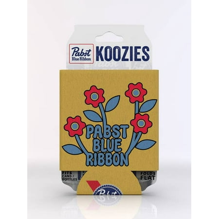 

Pabst Blue Ribbon PBR Flower Garden Can Cooler