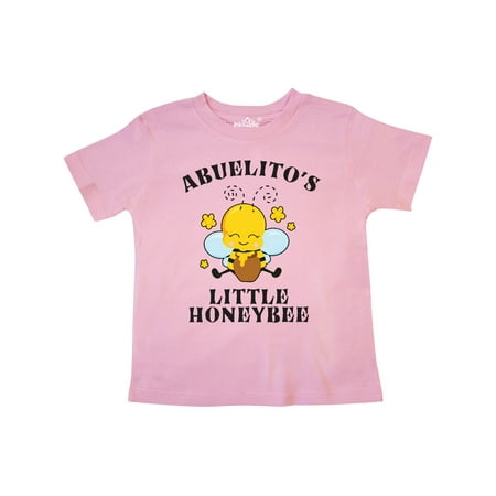 

Inktastic Cute Bee Abuelito s Little Honeybee with Stars Gift Toddler Boy or Toddler Girl T-Shirt