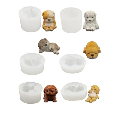 

Puppy Silicone Cake Decoration Mold Animal Cupcake Making Mold