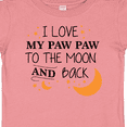 thumbnail image 4 of Inktastic I Love My Paw Paw to the Moon and Back Boys or Girls Baby T-Shirt, 4 of 5