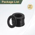 thumbnail image 3 of 100 Pcs Arandelas Planas de Acero Inoxidable M3.5, Arandela Metálica de 11mm de Diámetro Exterior para Tornillos y Tuercas, Acabado Negro, 3 of 5