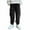 #238-Black, variant on Boys Cargo Pants Stretch Elastic Waist School Kids Twill Joggers