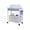 White, variant on EastVita Home Craft Organizer And Storage Rolling Cart Compatible With Cri Cut Machine Craft Storage Cart With Fabric Drawer and Hook 47 Vinyl Roll Holder For Home Crafting Workstation Room