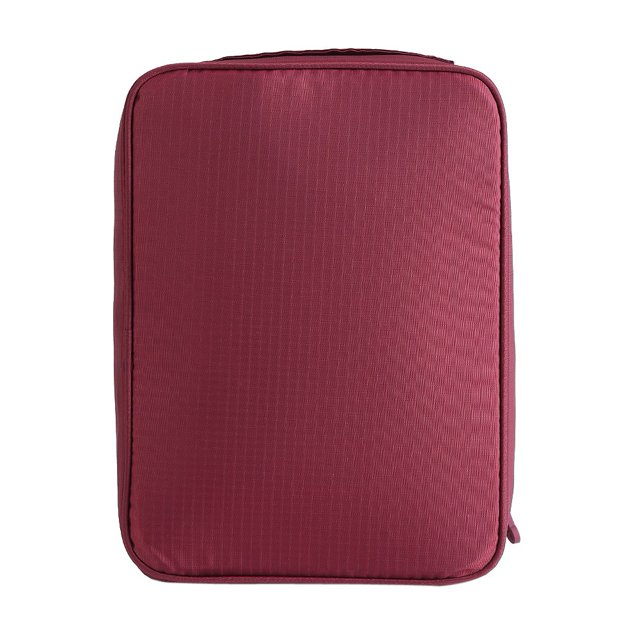 Bolsa de almacenamiento de zapatos de viaje impermeable de nailon Apalfuy organizador de cajón armario vino rojo