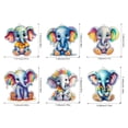 thumbnail image 4 of Llaveros Acrílicos Cgtredaw Con Animal para Cartera Coche lindo Elefante, 4 of 9
