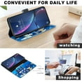 thumbnail image 3 of Allytechgroup iPhone 7 / 8 / SE 2022 & 2020 Case Wallet Cover with Card Holder, Flip Phone Case for Apple iPhone SE with Magnetic Closure Stand & RFID Blocking Case for Women Men, Butterfly, 3 of 6